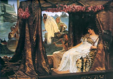  romantischer Kunst - Antony und Cleopatra romantischer Sir Lawrence Alma Tadema